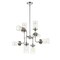 Z-Lite Calliope 8 Light Pendant, Polished Nickel & Clear 617-8PN - alternate 3